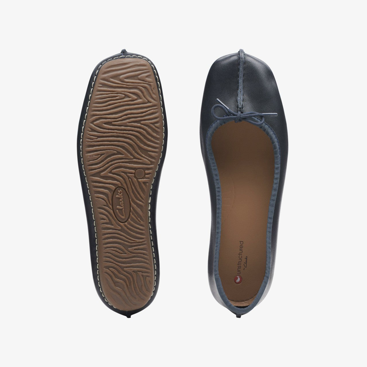 Freckle Ice Navy Leather | Clarks For Sale