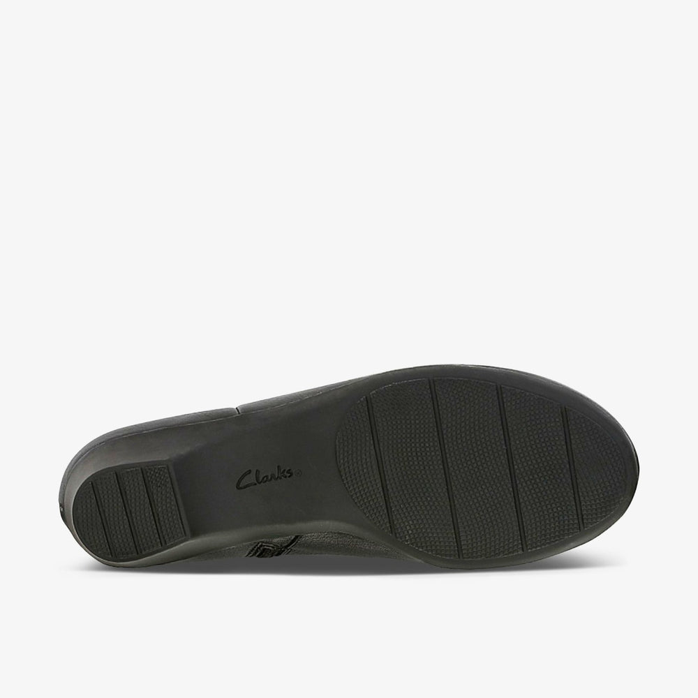 Matron Ella Ankle Boot Black Leather | Clarks