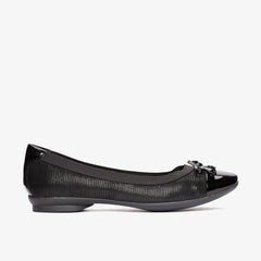 Candra Glow Black Suede | Clarks Discount