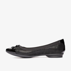 Candra Glow Black Suede | Clarks Discount