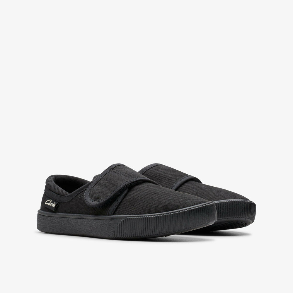 Hopper Run Black Fabric | Clarks US