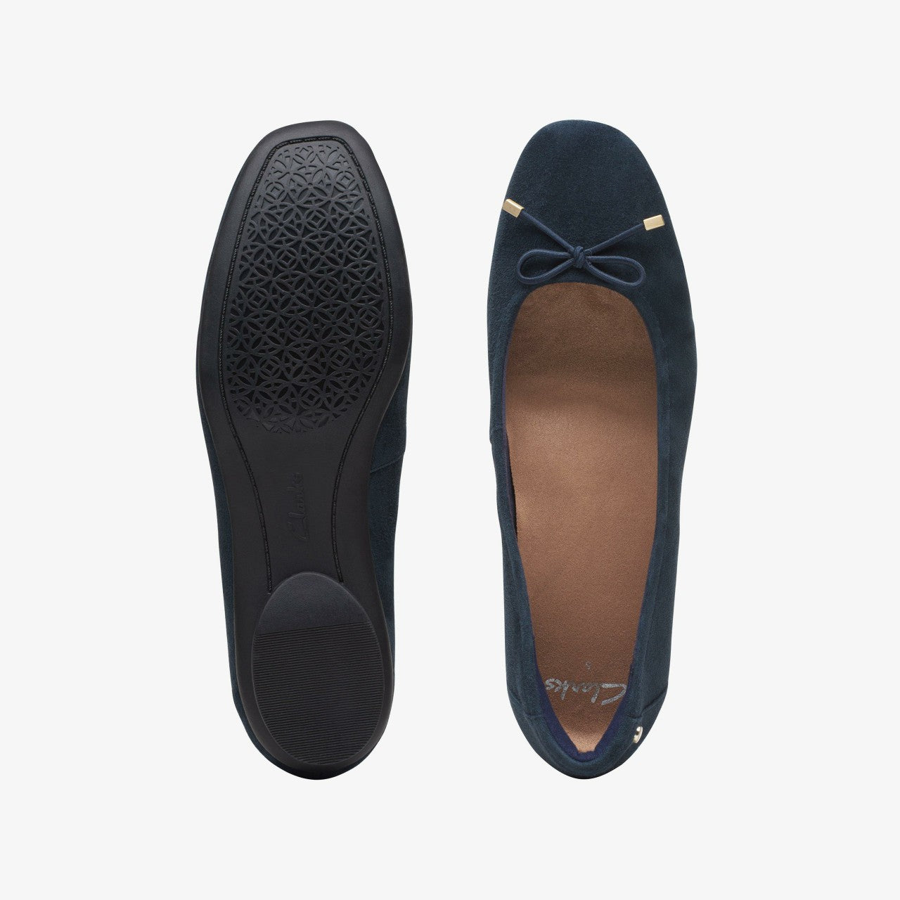 Candra Light Navy Suede | Clarks For Sale