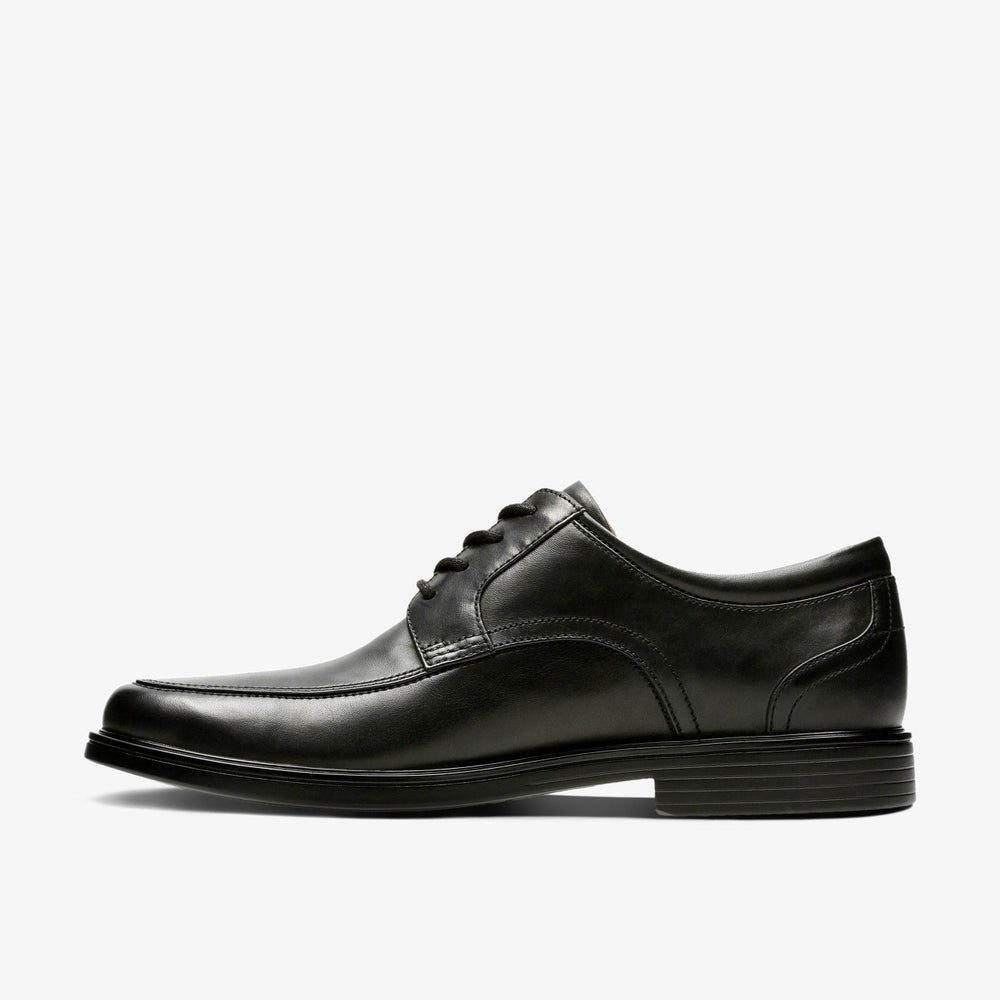 Un Aldric Park Black Leather | Clarks Onsale