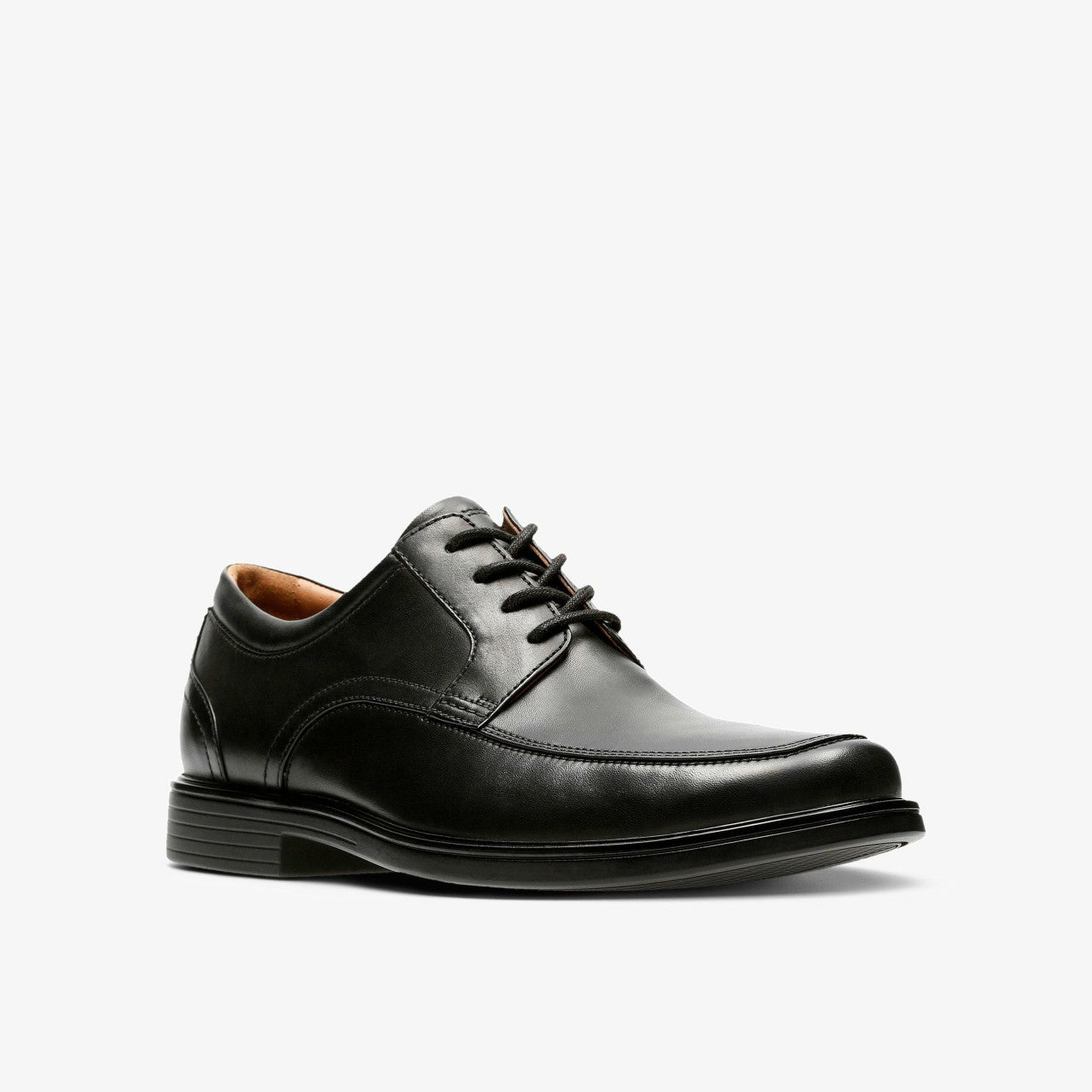Un Aldric Park Black Leather | Clarks Onsale