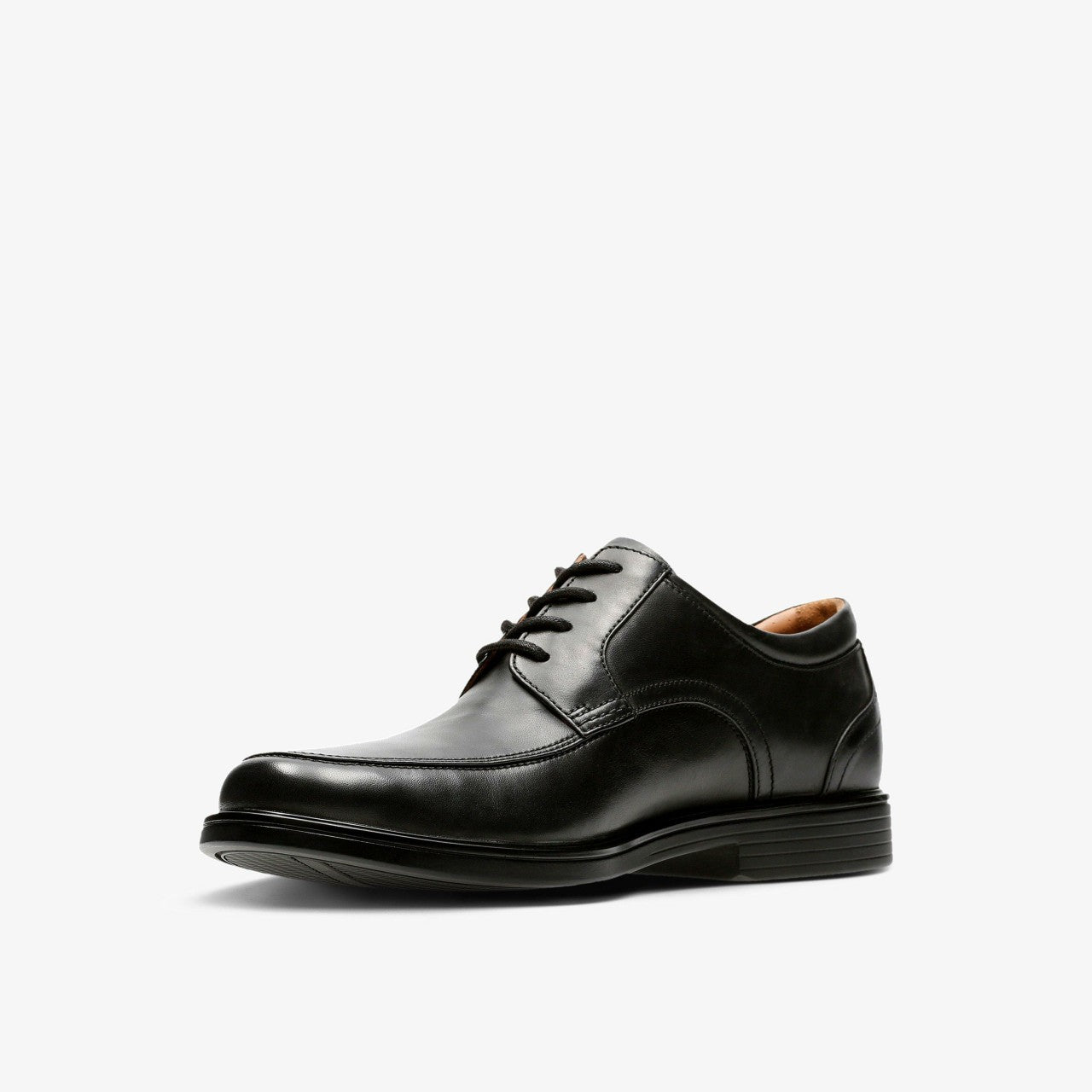 Un Aldric Park Black Leather | Clarks Onsale