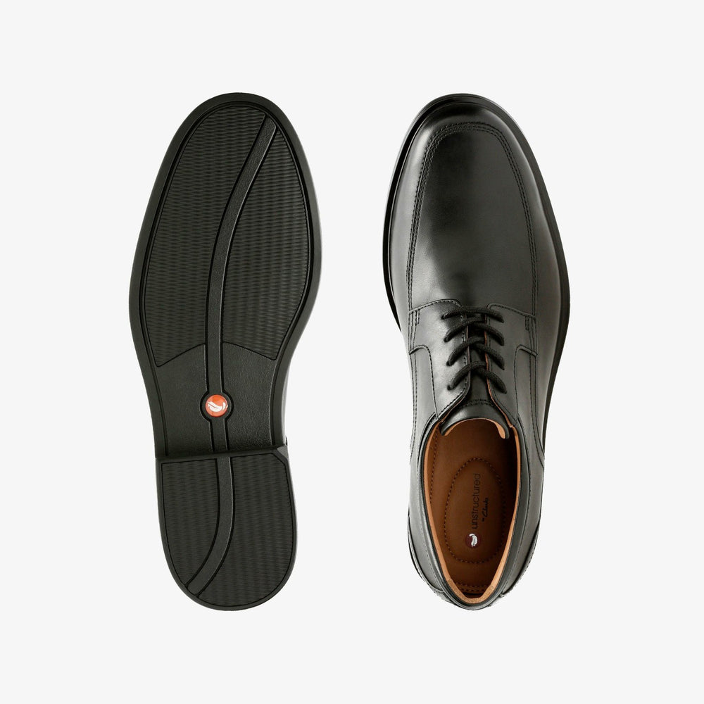Un Aldric Park Black Leather | Clarks Onsale