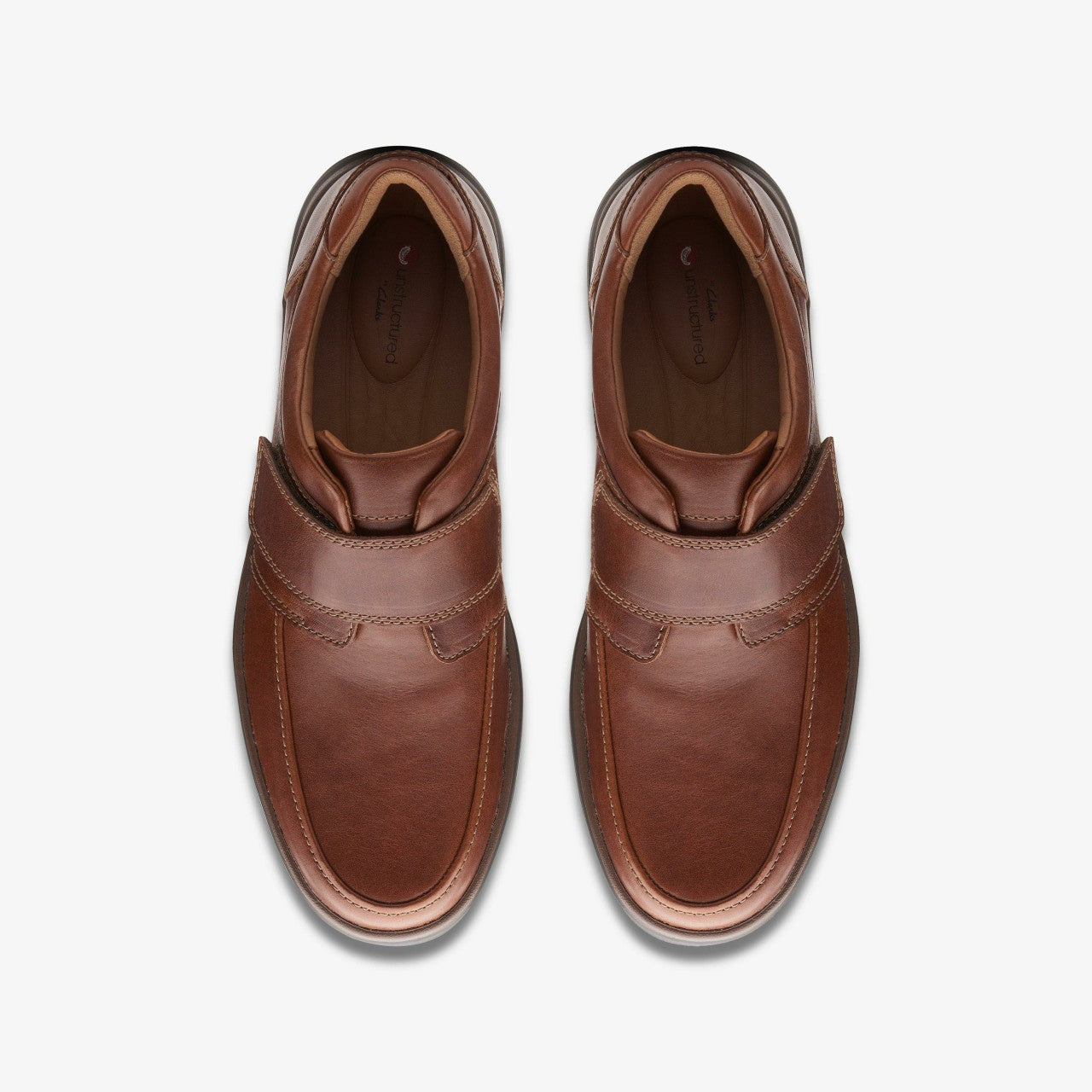 Un Abode Strap Loafer Dark Tan Leather | Clarks Discount