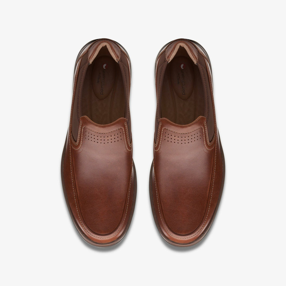 Un Abode Go Loafer Dark Tan Leather | Clarks US