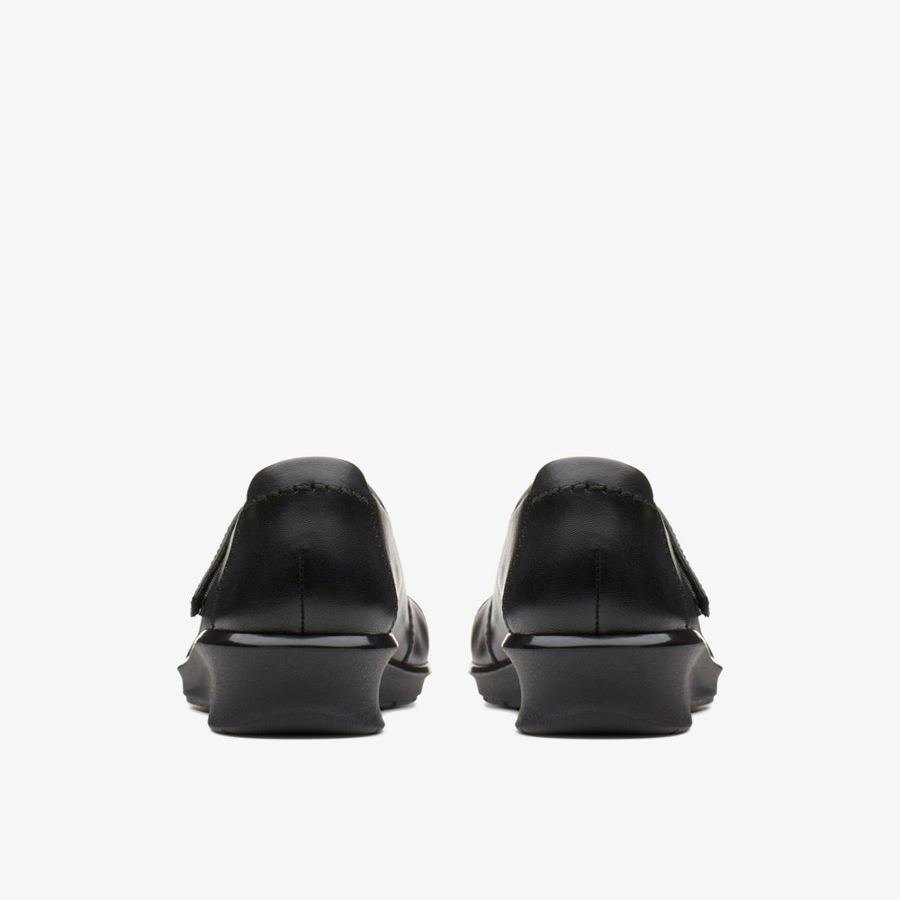 Hope Henley Black Leather | Clarks US