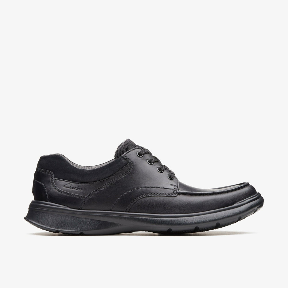 Cotrell Edge Black Smooth Leather | Clarks For Sale