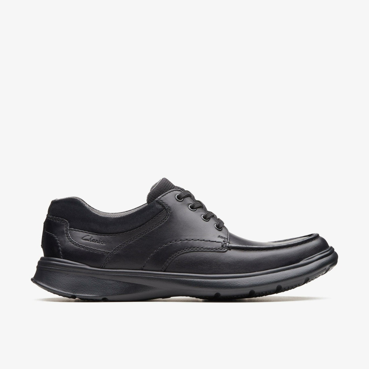 Cotrell Edge Black Smooth Leather | Clarks For Sale