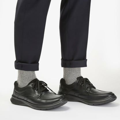 Cotrell Edge Black Smooth Leather | Clarks For Sale