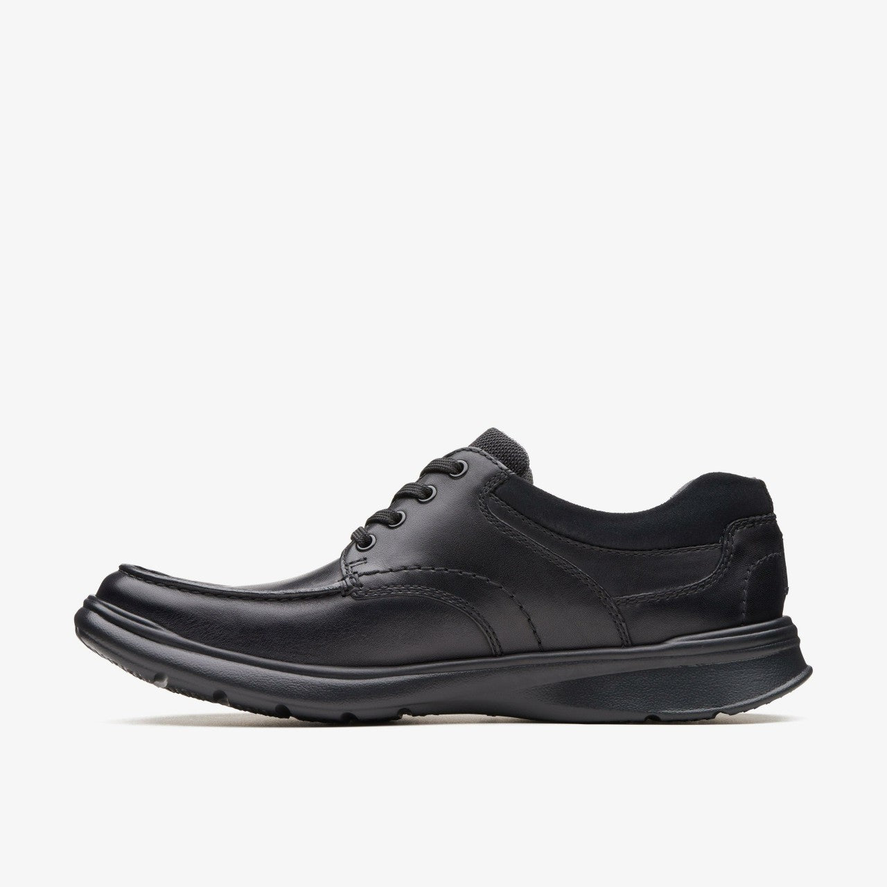 Cotrell Edge Black Smooth Leather | Clarks For Sale
