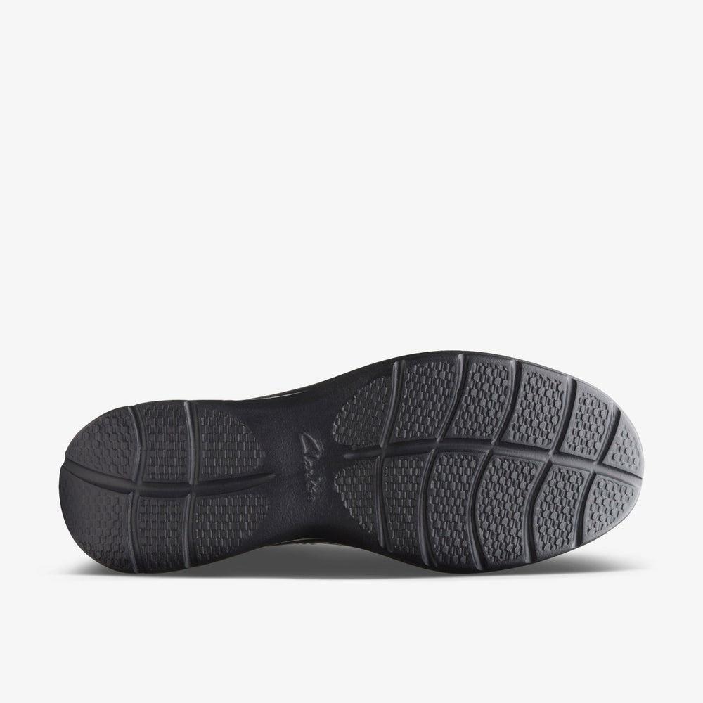 Cotrell Edge Black Smooth Leather | Clarks For Sale