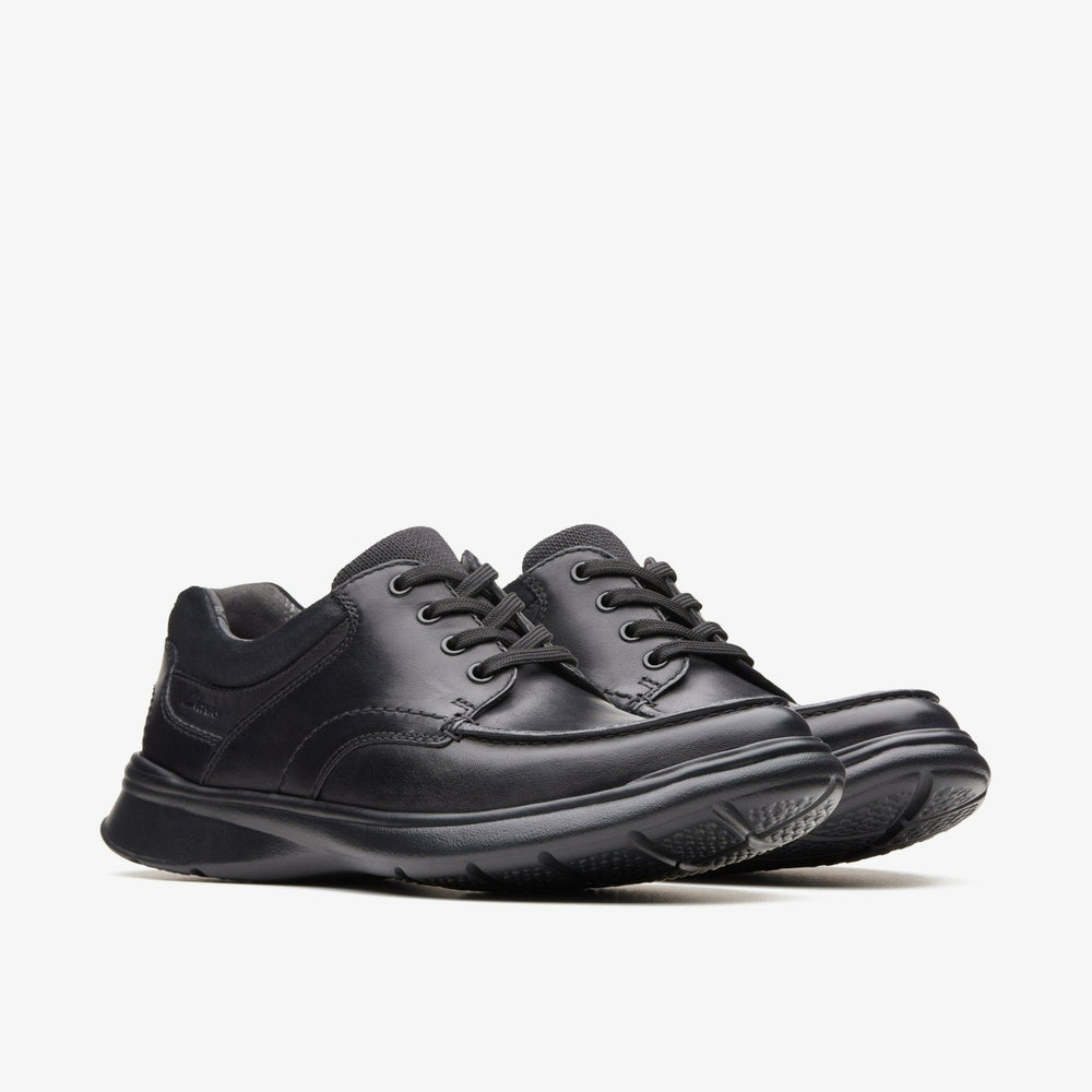 Cotrell Edge Black Smooth Leather | Clarks For Sale