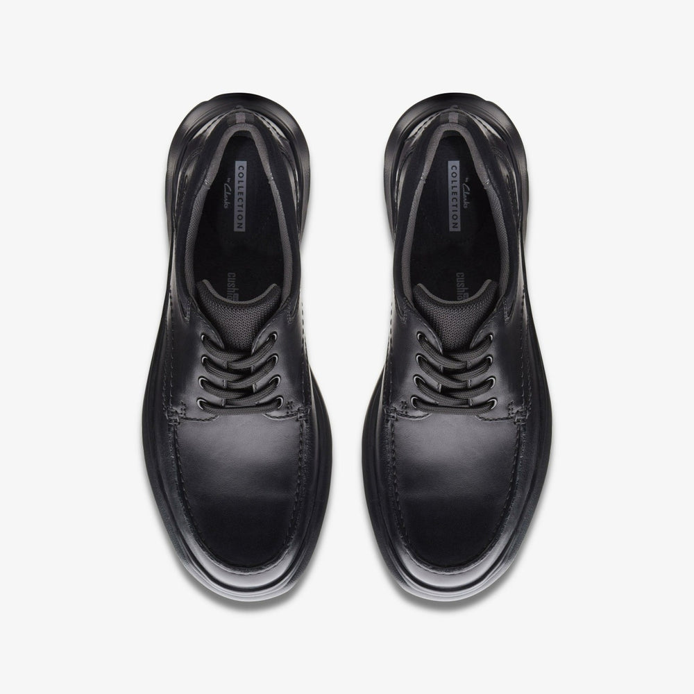 Cotrell Edge Black Smooth Leather | Clarks For Sale
