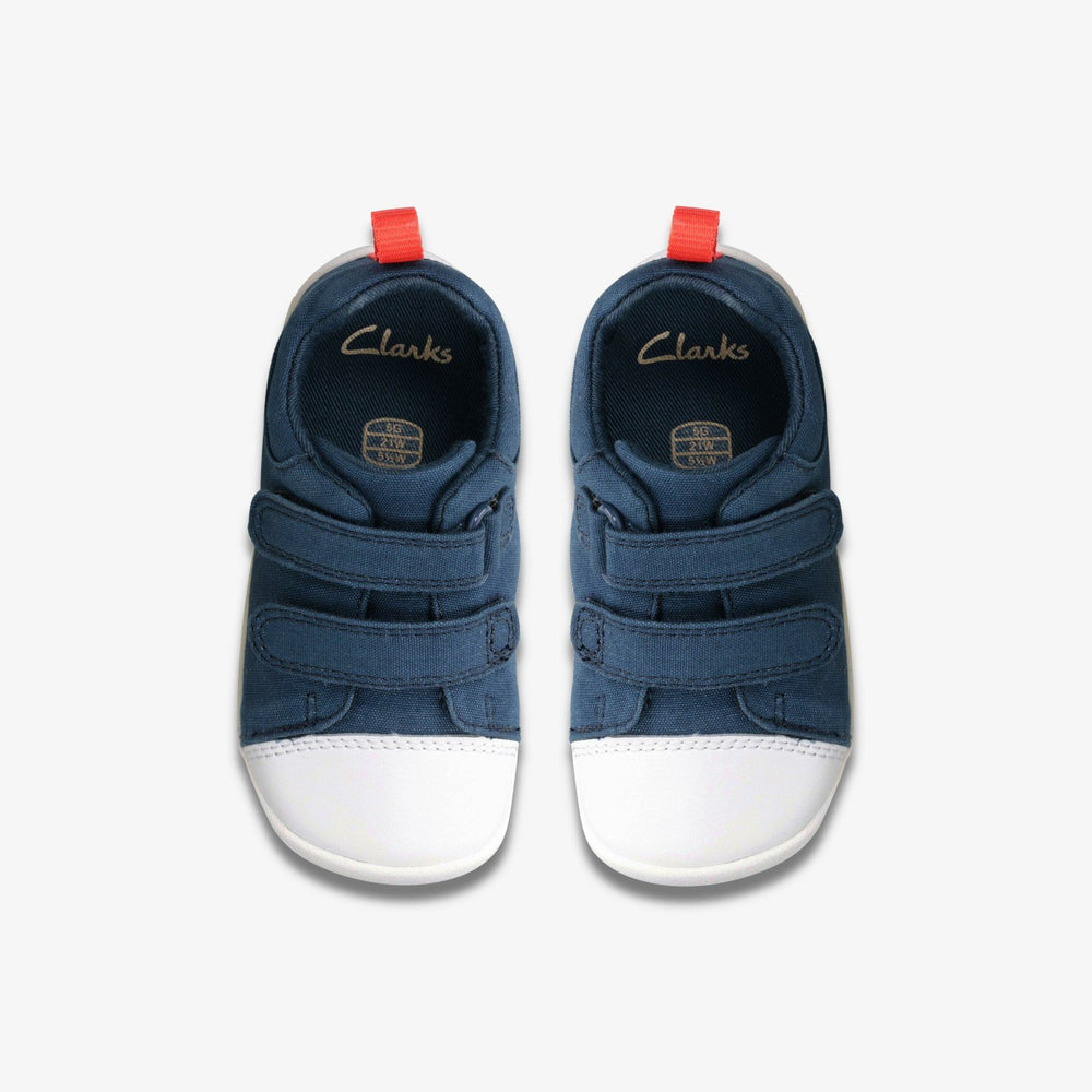 Roamer Craft Toddler Navy Canvas | Clarks For Sale
