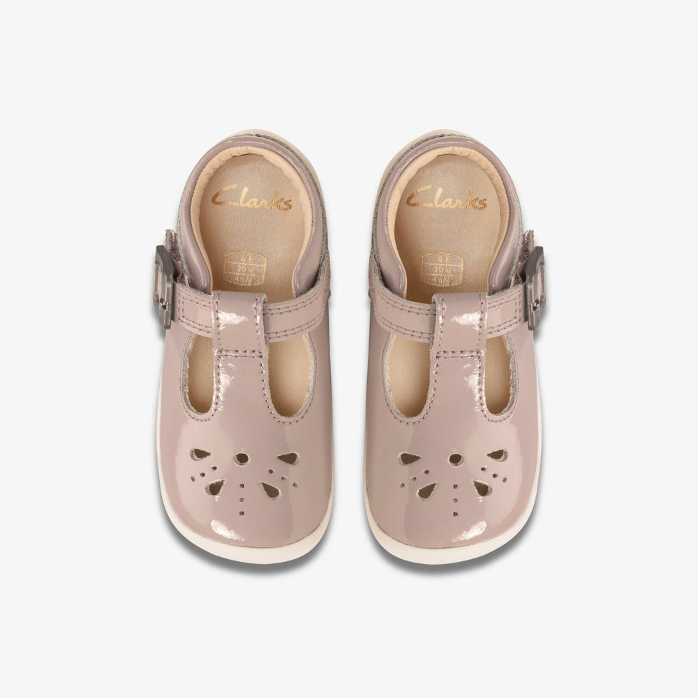 Roamer Star Toddler Pink Patent | Clarks Discount