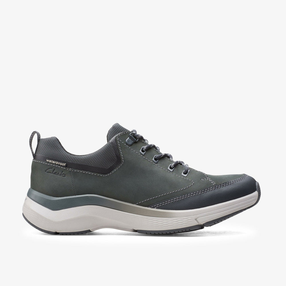 Wave 2.0 Vibe Dark Grey Nubuck | Clarks
