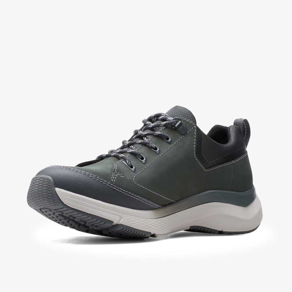 Wave 2.0 Vibe Dark Grey Nubuck | Clarks