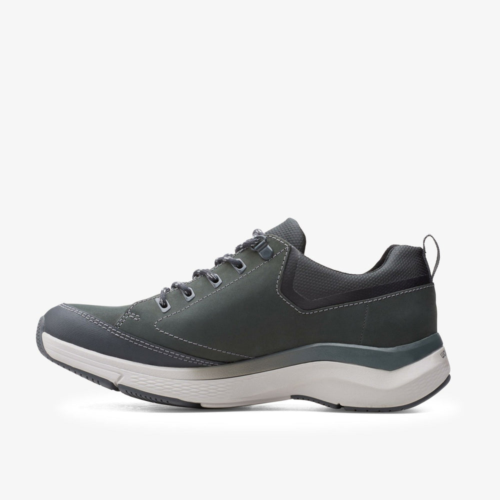 Wave 2.0 Vibe Dark Grey Nubuck | Clarks