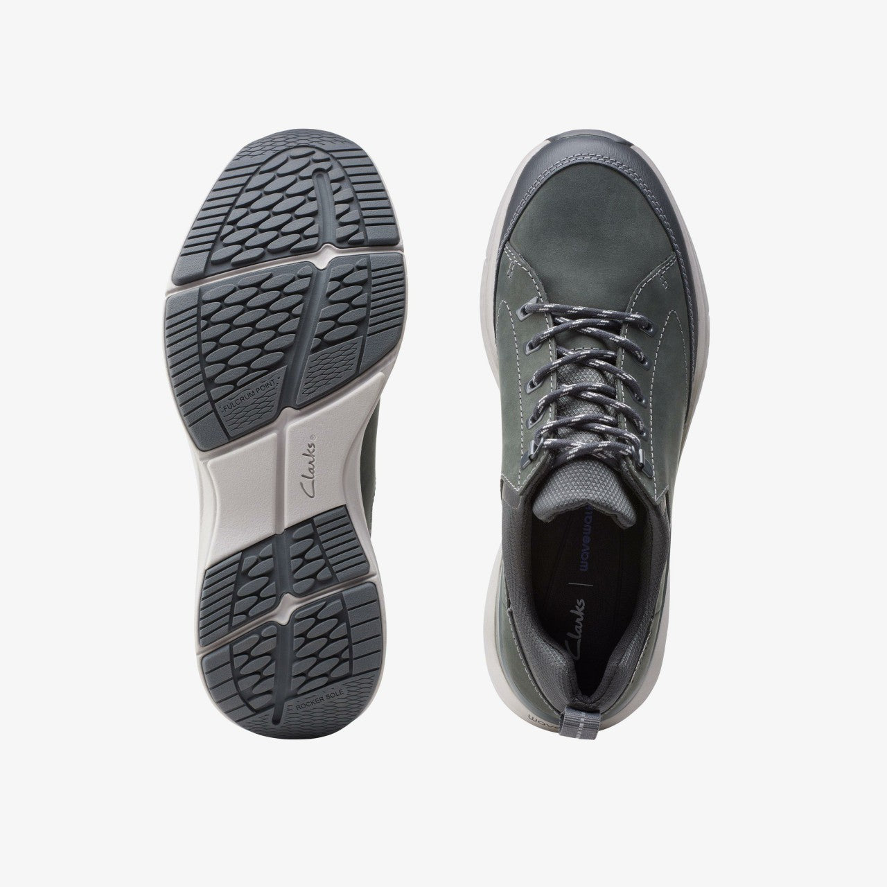 Wave 2.0 Vibe Dark Grey Nubuck | Clarks