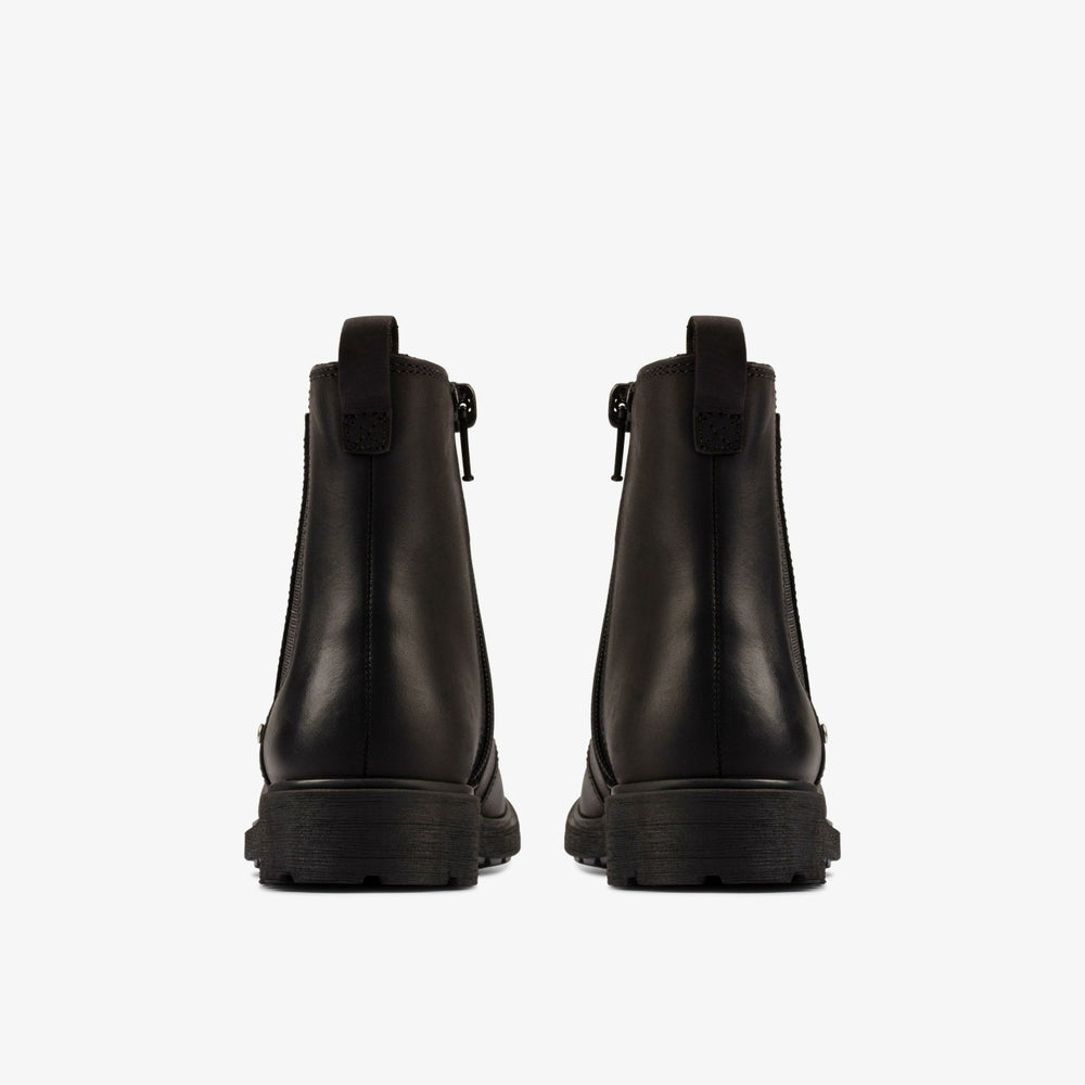 Astrol Orin Kid Black Leather | Clarks Discount