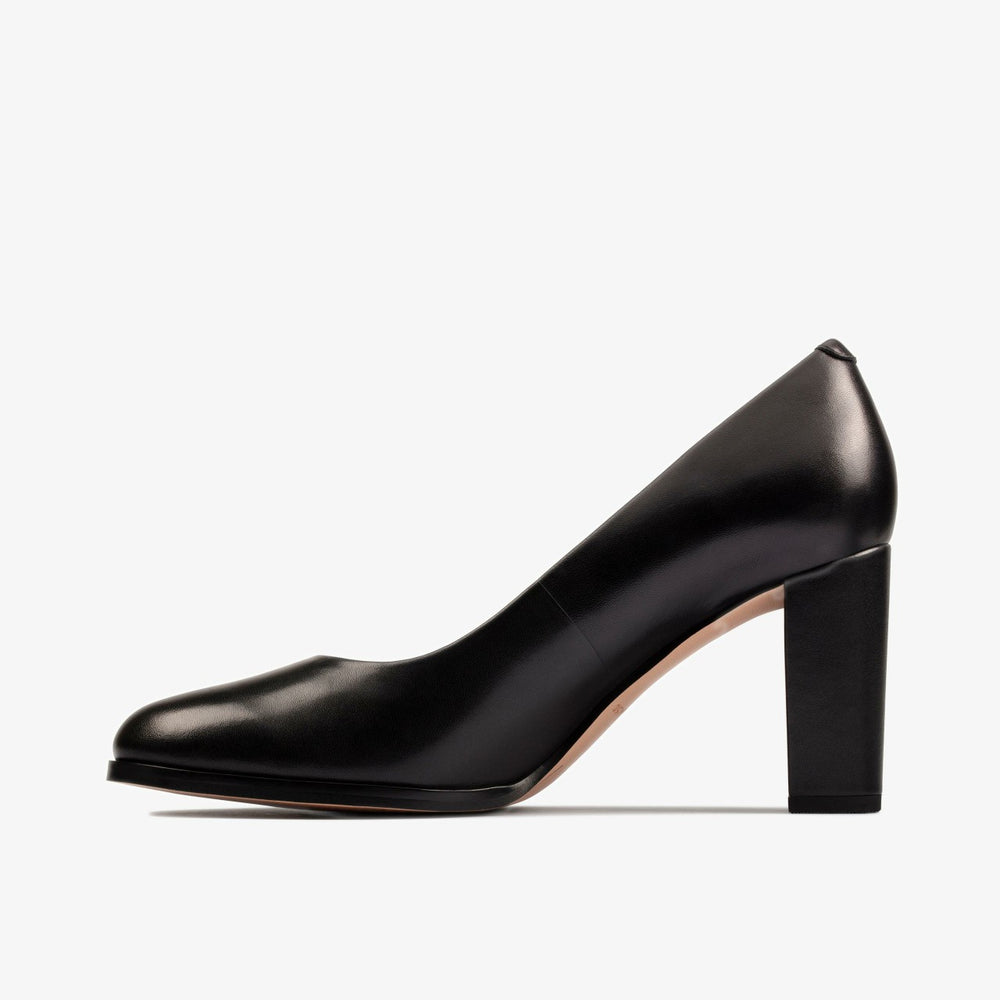 Kaylin Cara 2 Black Leather | Clarks US
