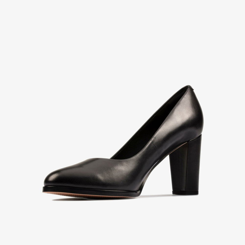 Kaylin Cara 2 Black Leather | Clarks US