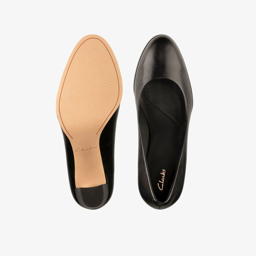 Kaylin Cara 2 Black Leather | Clarks US