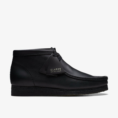 Wallabee Boot Black Leather | Clarks US