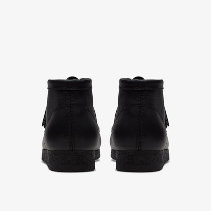 Wallabee Boot Black Leather | Clarks US