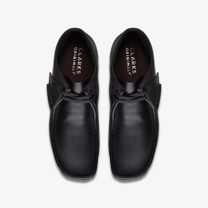 Wallabee Boot Black Leather | Clarks US