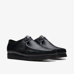 Wallabee Black Leather | Clarks Discount