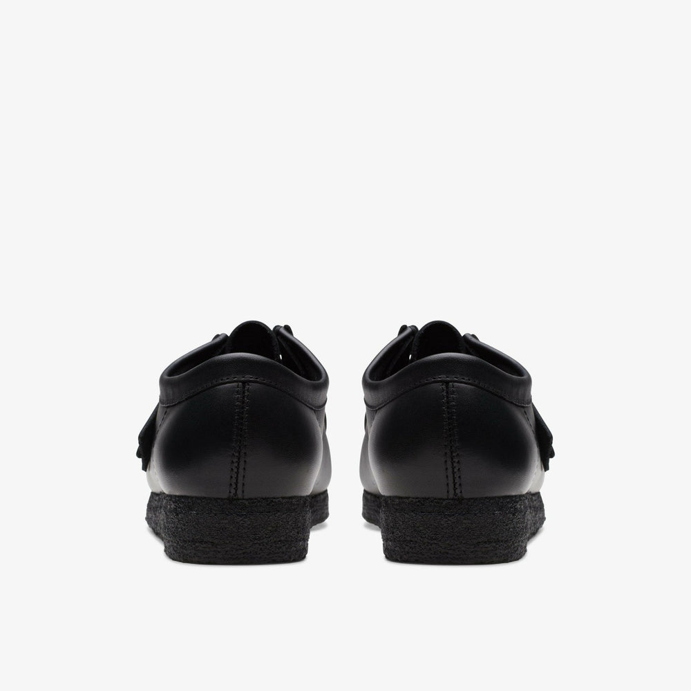 Wallabee Black Leather | Clarks Discount