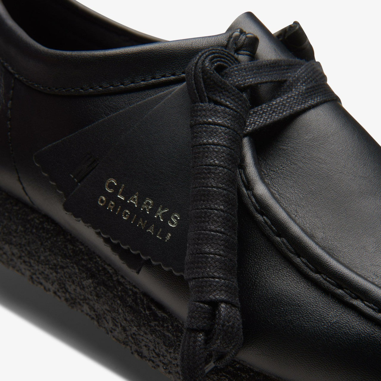 Wallabee Black Leather | Clarks Discount