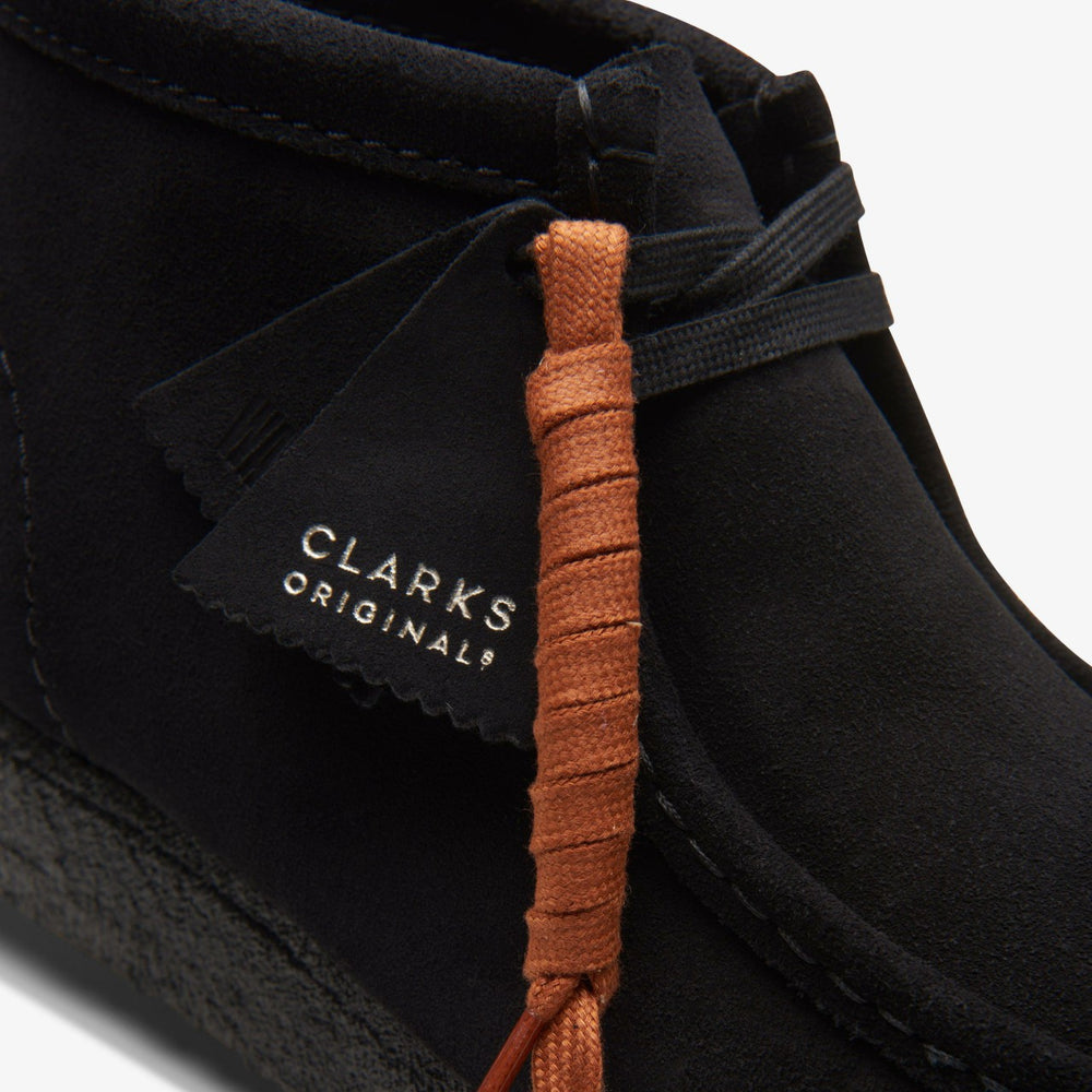 Wallabee Boot Black Suede | Clarks Sale