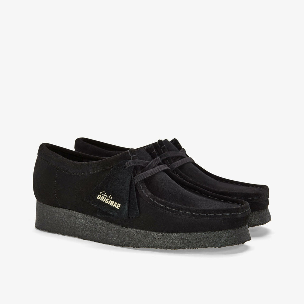 Wallabee Black Suede | Clarks US