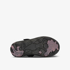 Sea Shimmer Toddler Black Leather | Clarks Onsale