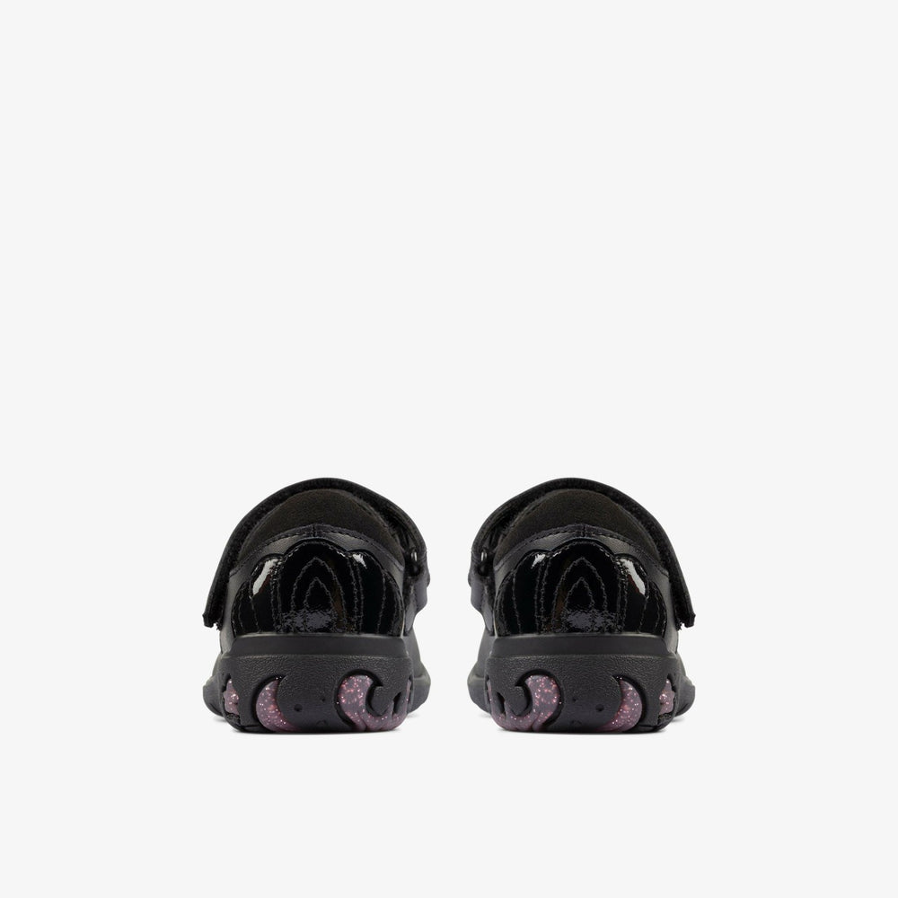 Sea Shimmer Toddler Black Leather | Clarks Onsale