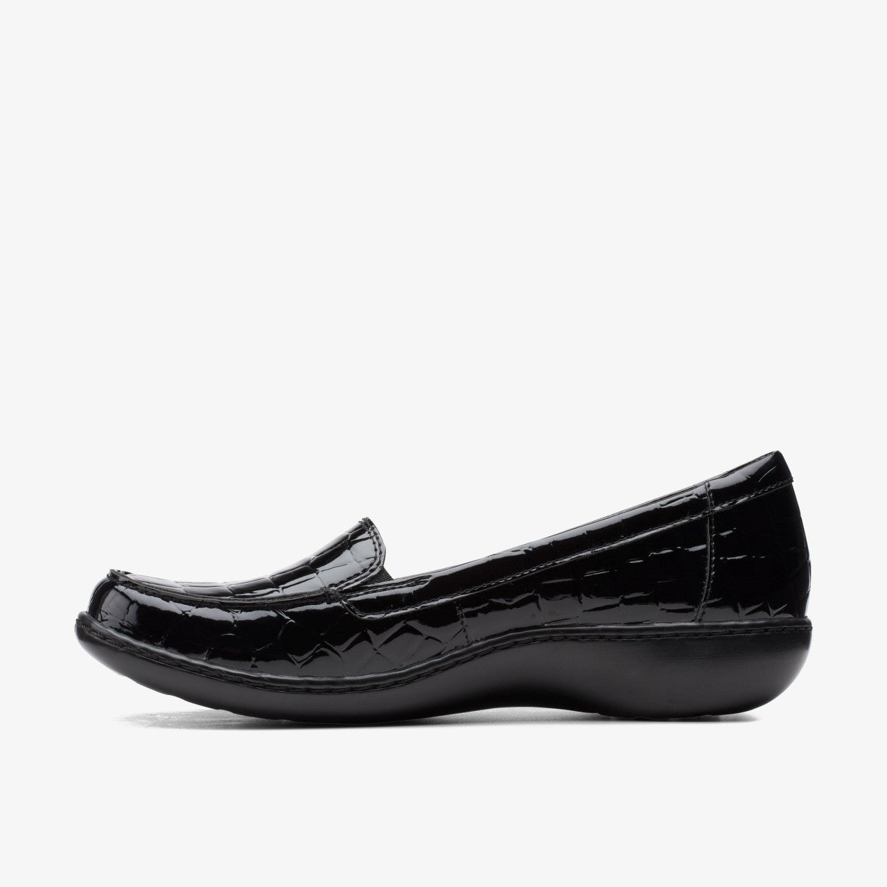 Ashland Jam Black Patent/Crocodile | Clarks Onsale