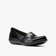 Ashland Jam Black Patent/Crocodile | Clarks Onsale