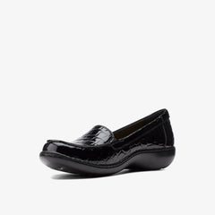 Ashland Jam Black Patent/Crocodile | Clarks Onsale