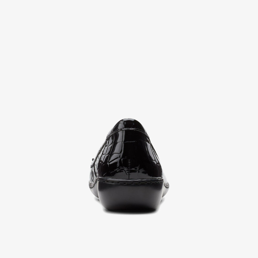 Ashland Jam Black Patent/Crocodile | Clarks Onsale