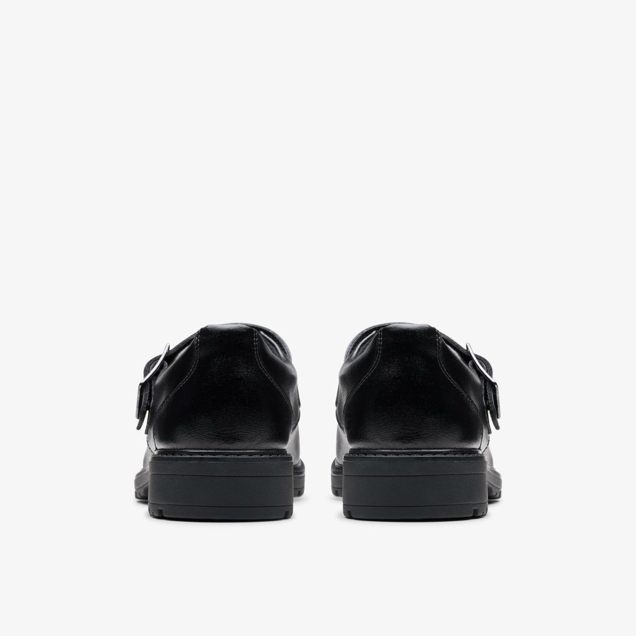 Loxham Walk Youth Black Leather | Clarks Onsale