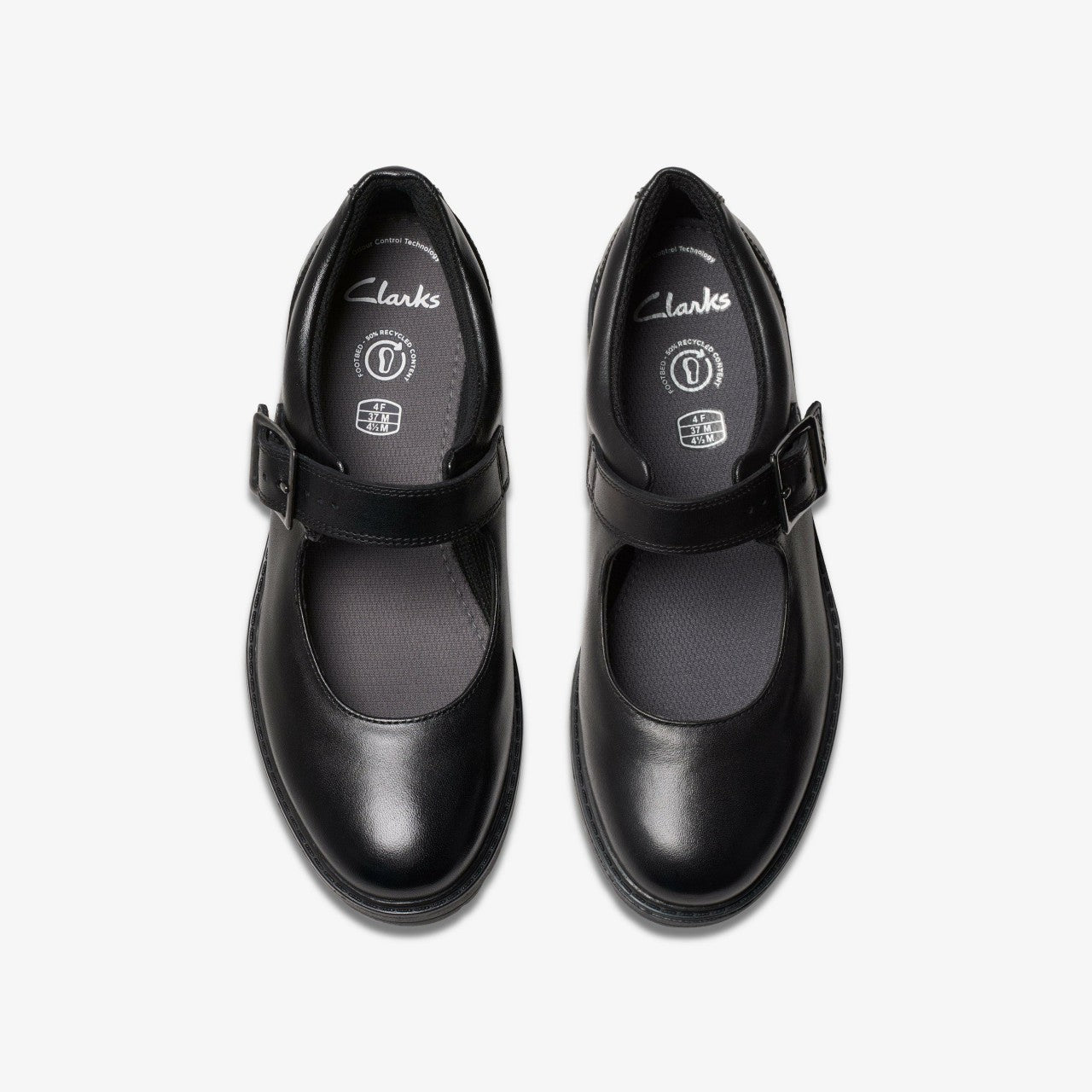 Loxham Walk Youth Black Leather | Clarks Onsale