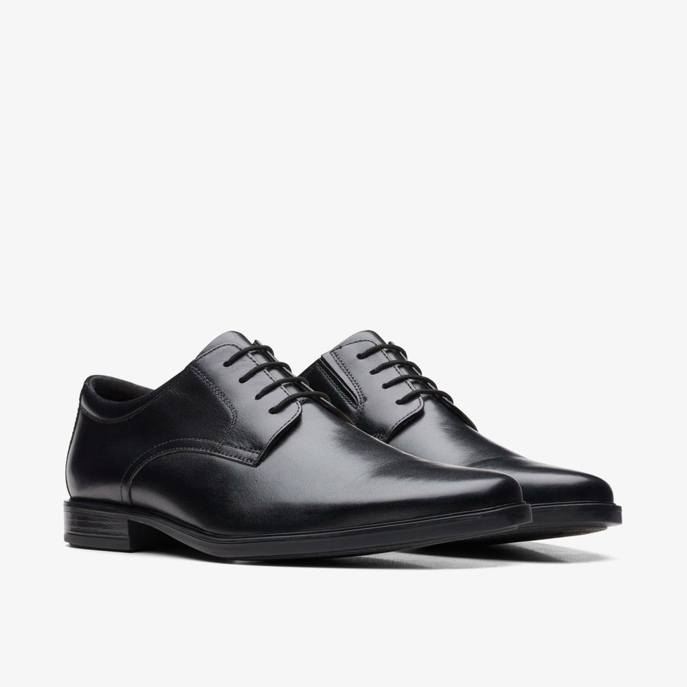 Howard Walk Black Leather | Clarks Discount