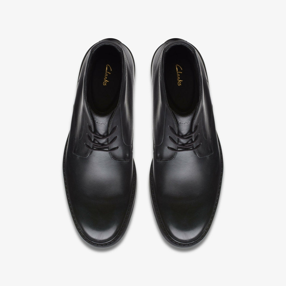 Atticus LT Hi GORE-TEX Black Leather | Clarks Sale