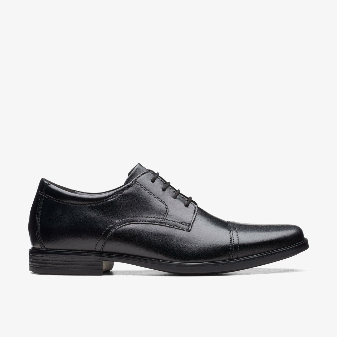 Howard Cap Black Leather | Clarks Discount