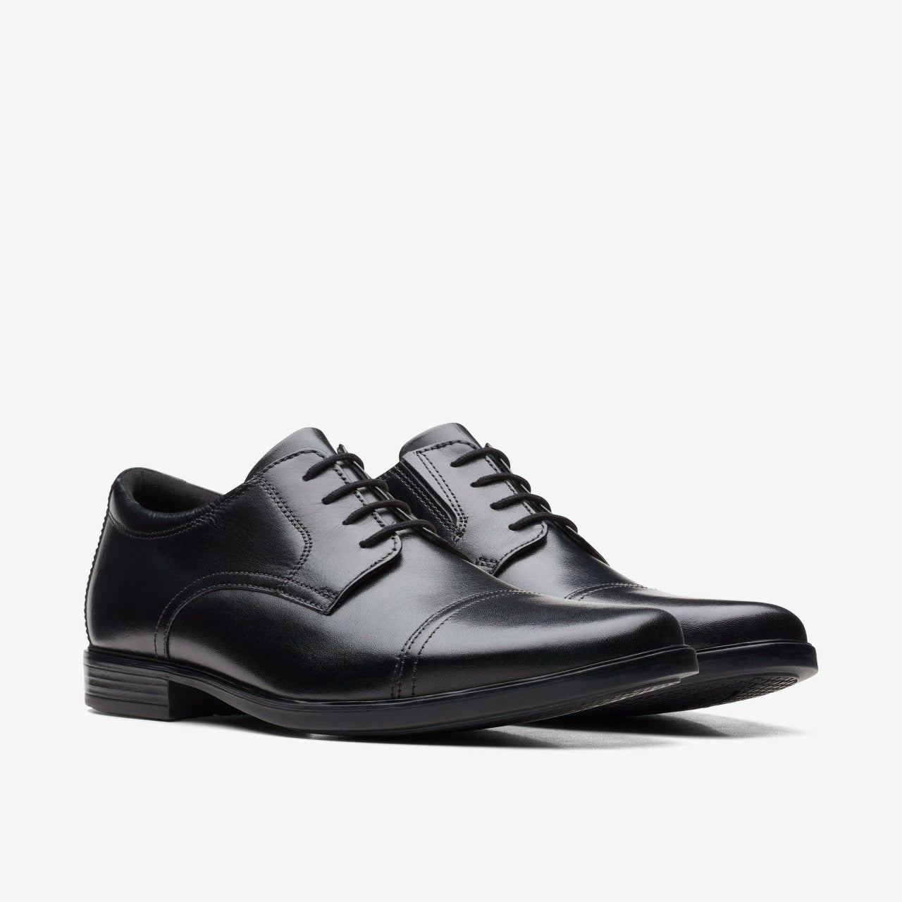 Howard Cap Black Leather | Clarks Discount
